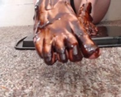 Chocolate Foot Fetish Domination