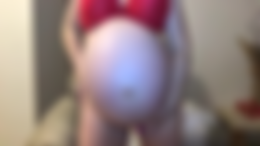 PREGNANT WOMAN( 42 WEEKS) SOOOO BIG BELLY