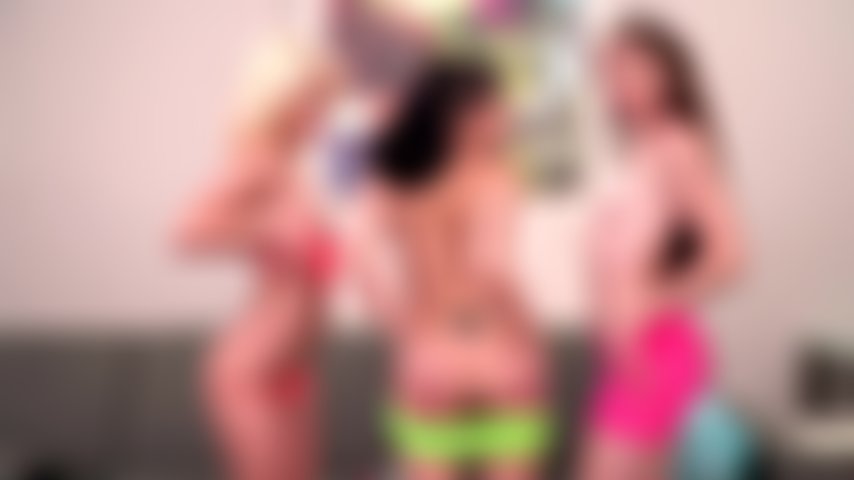 Summer Bangers - Sweaty summer threesome with Kiara Cole, Aria Valencia, and Tori Mack